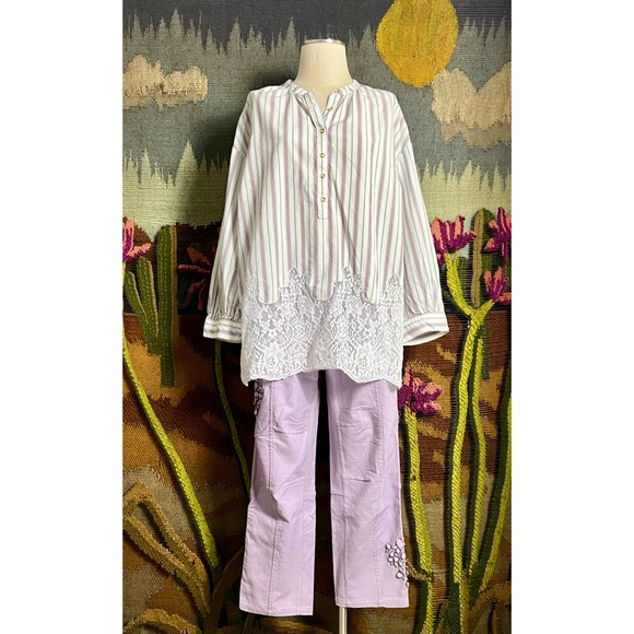 Anthropologie Lacey Tunic Top 2X - Picture 5 of 16